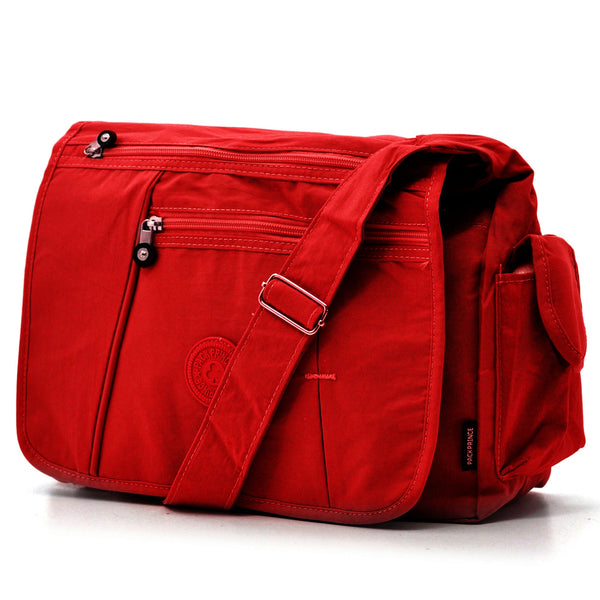 Borsa donna nuova sportiva passeggio nylon impermeabile tracolla postina moda platta