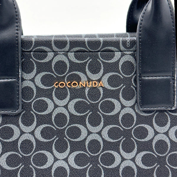 Borsa firmata COCONUDA Colletion donna spalla a tracolla simil pelle nuova fantasia logo tote bag scritte