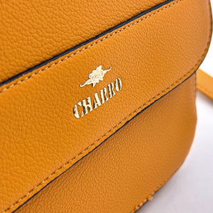 Borsa Firmata CHARRO elegante vintage Donna fantasia logo Zip Tracolla nuova