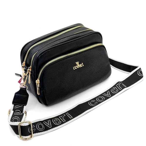 Borsa borsetta donna a tracolla firmata YYCOVERI multitasche 4 tasche con cerniera nuova