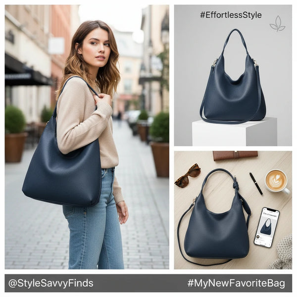 La Agatina- Borsa sacco firmata GYOIAMEA tracolla casual simil pelle venata monomanico