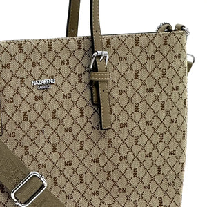 NAZARENO GABRIELLI - Borsa Borsa Shopper Nazareno Gabrielli Monogram con Tracolla