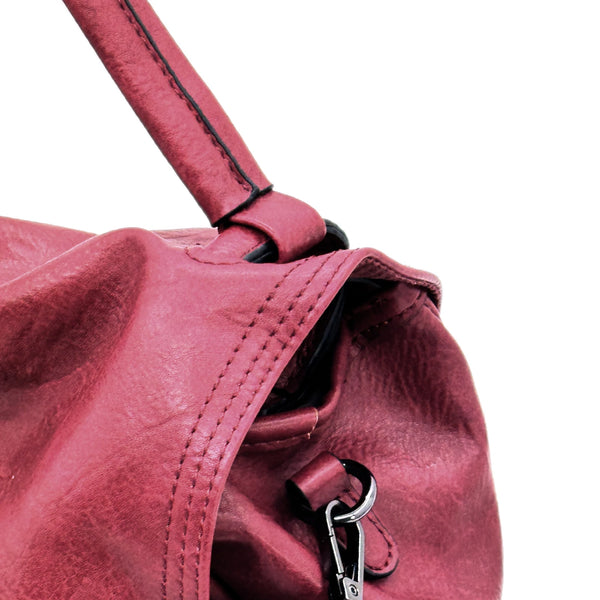 NAZARENO GABRIELLI - Borsa multitasche firmata giornaliera elegante 3 zip platta bauletto capiente