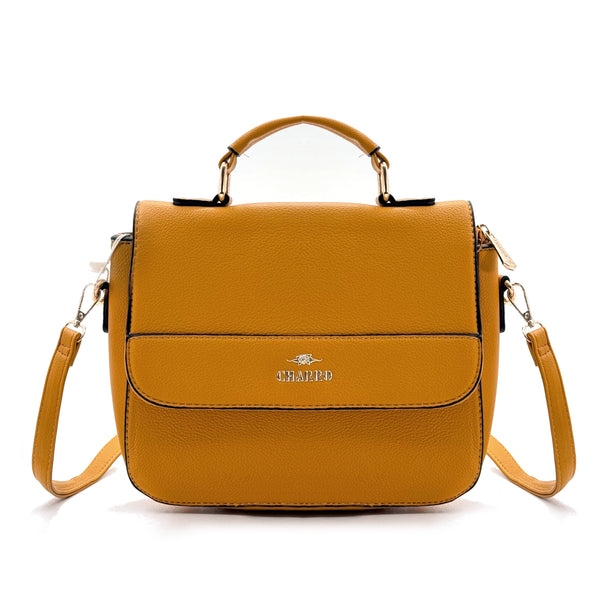 Borsa Firmata CHARRO elegante vintage Donna fantasia logo Zip Tracolla nuova