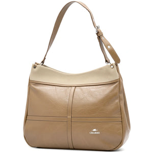 CHARRO - Borsa + OMAGGIO pochette morbida a sacco hobo capiente unica tinta nuovo mono manico