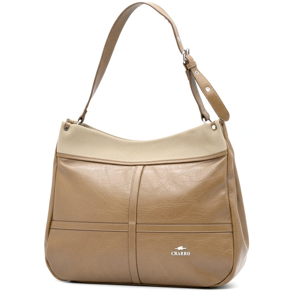 CHARRO - Borsa + OMAGGIO pochette morbida a sacco hobo capiente unica tinta nuovo mono manico