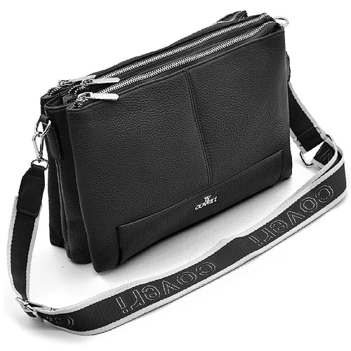 Borsa YYcoveri 4 tasche capiente con chiusura a zip con tracolla