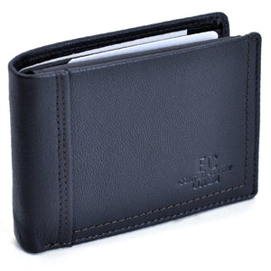 Portafoglio vera pelle uomo firmato COVERI CONTENPORARY porta carte ribaltina morbido