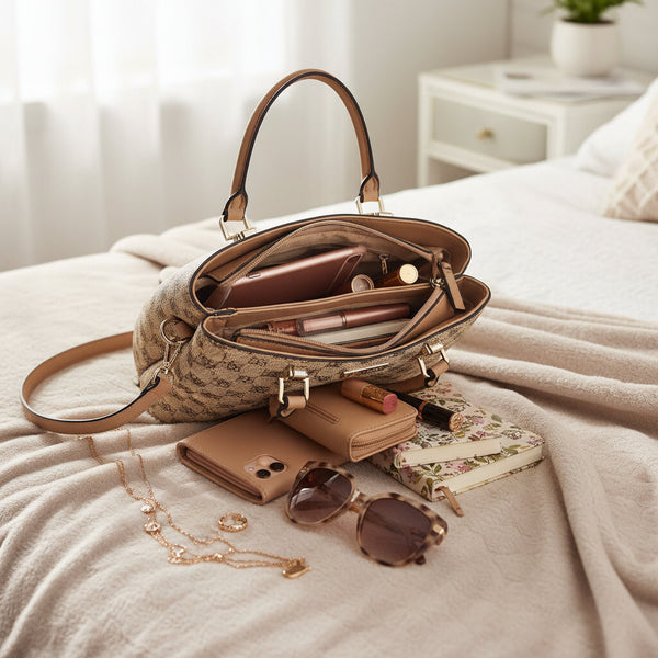 Borsa bauletto Coveri World fantasia logata tote bag firmata