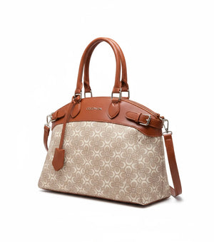 Borsa firmata COCONUDA Colletion donna spalla a tracolla simil pelle nuova fantasia logo tote bag