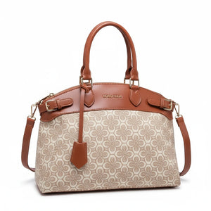 Borsa firmata COCONUDA Colletion donna spalla a tracolla simil pelle nuova fantasia logo tote bag