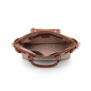 Borsa firmata COCONUDA Colletion donna spalla a tracolla simil pelle nuova fantasia logo tote bag