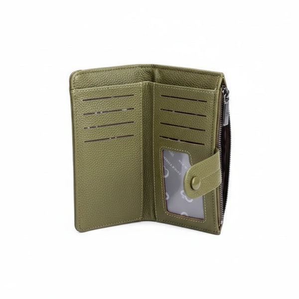 Set regalo Baci & Abbracci - portafoglio bottone + portamonete / porta carte donna