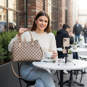 Borsa bauletto Coveri World fantasia logata tote bag firmata