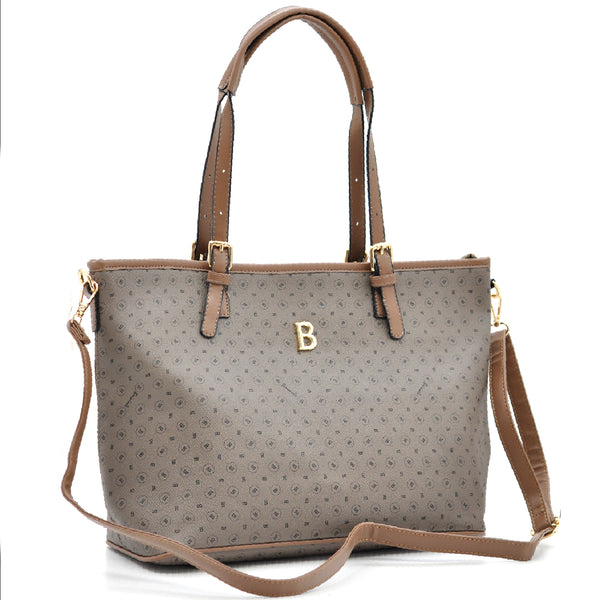 Borsa a spalla shopping tasche Briciole Firenze grande donna fantasia kakhi