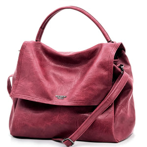 NAZARENO GABRIELLI - Borsa multitasche firmata giornaliera elegante 3 zip platta bauletto capiente