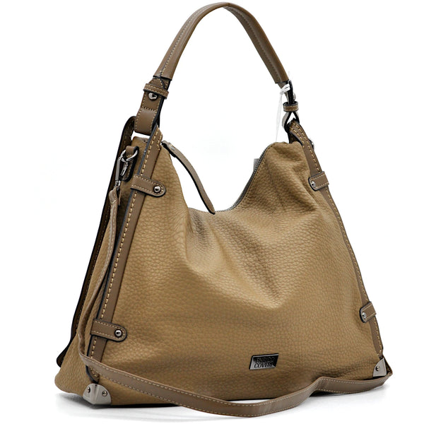 Borsa a sacco firmata ENRICO COVERI Colletion donna spalla a tracolla simil pelle