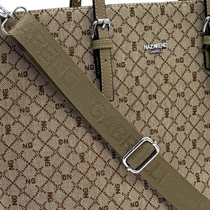 NAZARENO GABRIELLI - Borsa Borsa Shopper Nazareno Gabrielli Monogram con Tracolla