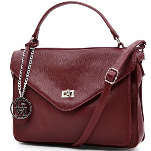 La Gennara - Borsa multitasche firmata Gyoiamea giornaliera elegante zip platta bauletto capiente messaggera