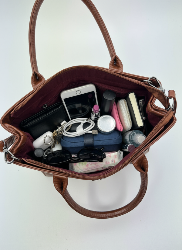 Borsa bauletto firmato COCONUDA donna spalla a tracolla simil pelle effetto camoscio scamosciata vintage