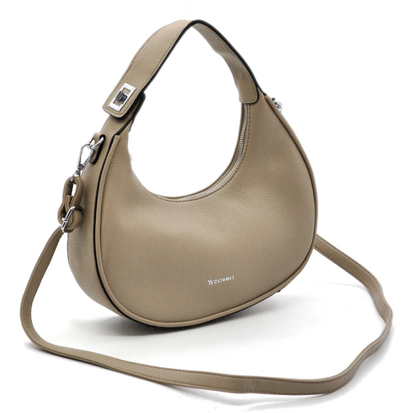 Borsa firmata YYcoveri mezzaluna mono manico capiente spalla tracolla