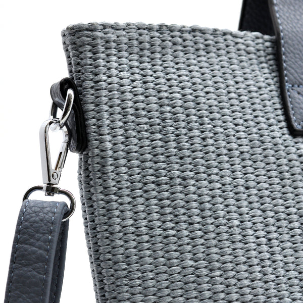 La Ayana - Borsa shopping Tote Tracolla Stile Etnico Multicolor – Tessuto Morbido con Tasche e Zip – Modello Boho Chic