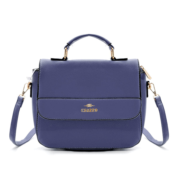 Borsa Firmata CHARRO elegante vintage Donna fantasia logo Zip Tracolla nuova