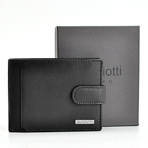 Portafoglio vera pelle uomo firmato BIAGIOTTI porta carte ribaltina morbido