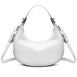 Borsa firmata YYcoveri mezzaluna mono manico capiente spalla tracolla