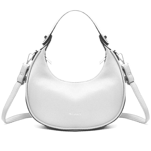 Borsa firmata YYcoveri mezzaluna mono manico capiente spalla tracolla