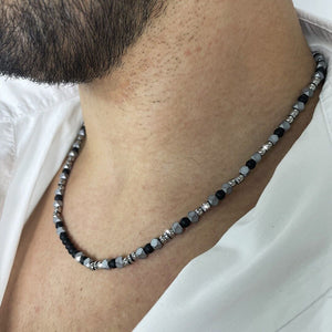 Collana con pietra preziosa di labradorite - Gioielli Collana con pietra preziosa di labradorite - Gioielli