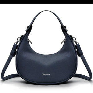 Borsa firmata YYcoveri mezzaluna mono manico capiente spalla tracolla