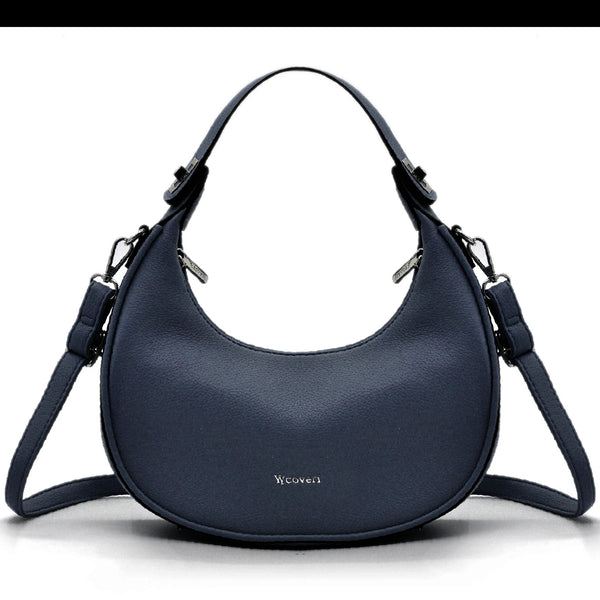 Borsa firmata YYcoveri mezzaluna mono manico capiente spalla tracolla