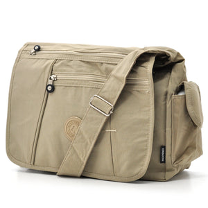 Borsa donna nuova sportiva passeggio nylon impermeabile tracolla postina moda platta