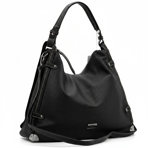 Borsa a sacco firmata ENRICO COVERI Colletion donna spalla a tracolla simil pelle