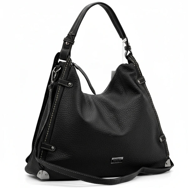 Borsa a sacco firmata ENRICO COVERI Colletion donna spalla a tracolla simil pelle