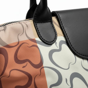 Borsa firmata Baci&Abbracci vintage Tote trapezoidale