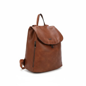 COCONUDA - Zaino donna zainetto firmato morbido elegante capiente vintage simil pelle venata