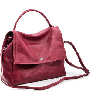 NAZARENO GABRIELLI - Borsa multitasche firmata giornaliera elegante 3 zip platta bauletto capiente