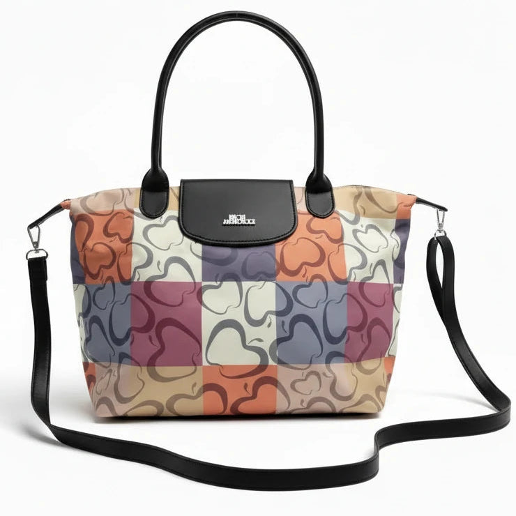 Borsa firmata Baci&Abbracci vintage Tote trapezoidale