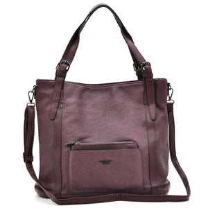 Borsa firmata Nazareno Gabirelli donna spalla shopping capiente simil pelle venata coconuda