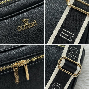 Borsa borsetta donna a tracolla firmata YYCOVERI multitasche 4 tasche con cerniera nuova