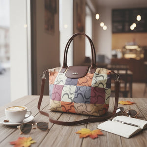 Borsa firmata Baci&Abbracci vintage Tote trapezoidale