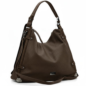 Borsa a sacco firmata ENRICO COVERI Colletion donna spalla a tracolla simil pelle