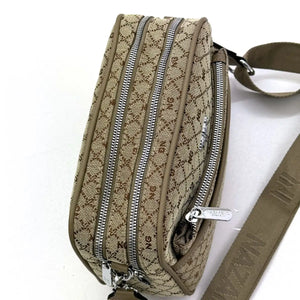 NAZARENO GABRIELLI - Borsa borsetta multitasche fantasia Monogram con Tracolla