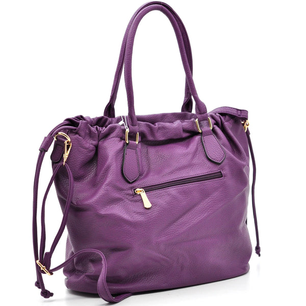 CHARRO - Borsa 2in1 trasformabile multitasche firmata giornaliera capiente simil pelle forata shopping secchio