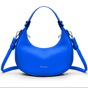 Borsa firmata YYcoveri mezzaluna mono manico capiente spalla tracolla