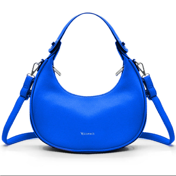 Borsa firmata YYcoveri mezzaluna mono manico capiente spalla tracolla