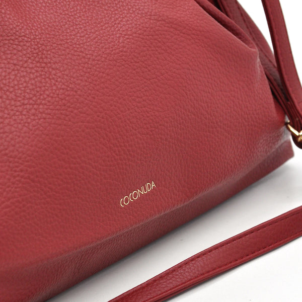 Borsa a sacco firmato COCONUDA Colletion donna spalla a tracolla simil pelle nuova