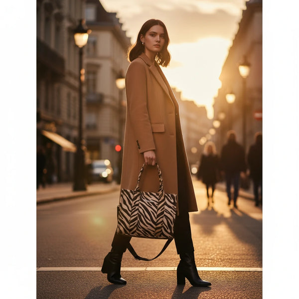 Borsa firmata COCONUDA Colletion donna spalla a tracolla nuova fantasia leopardata